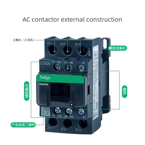 Contacteur LC1D09M7C 24V Schneider monophasé triphasé AC