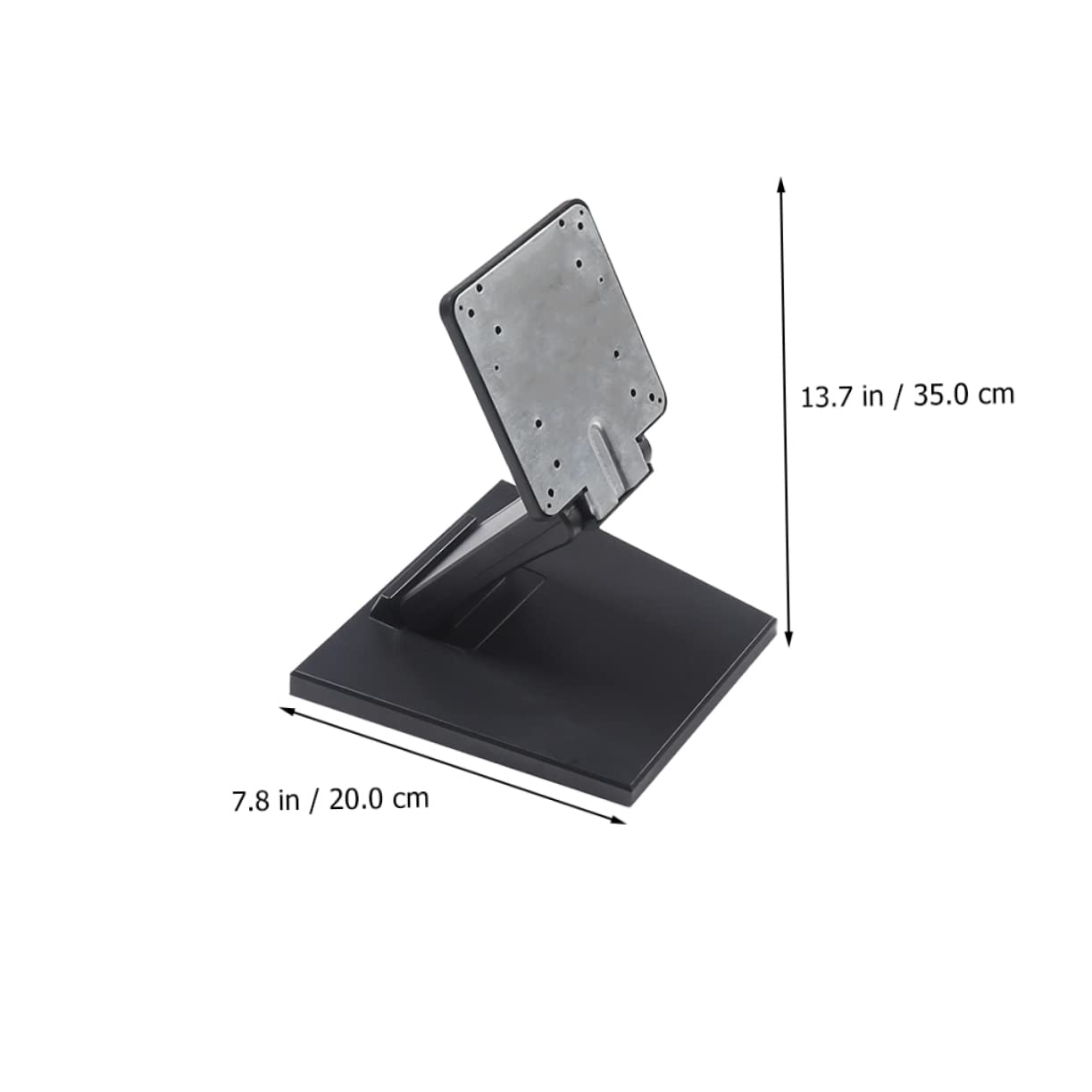 jojofuny Supporto per Monitor Base Stabile per Monitor LCD Staffa in Ferro per Computer Altezza per Ufficio Studio