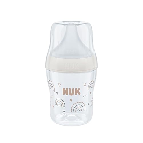 NUK ヌーク パーフェクトマッチほ乳びん(プラスチック製) 150ml/レインボー/適温目盛り付き FDNK10743097