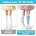 Bibalabili Crazy Socks for Kids - Cute Girls Knee High Silly Socks Fun Madmia Style Colorful Cute Animal Knee High Socks (Cute Unicorn)