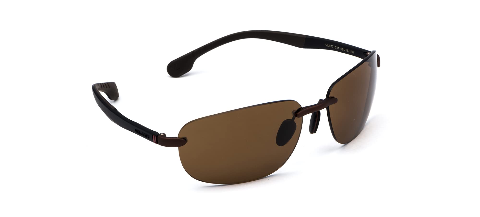 UV Protected Aviator Stylish Brown Metal Body Sunglasses For Men-image-5