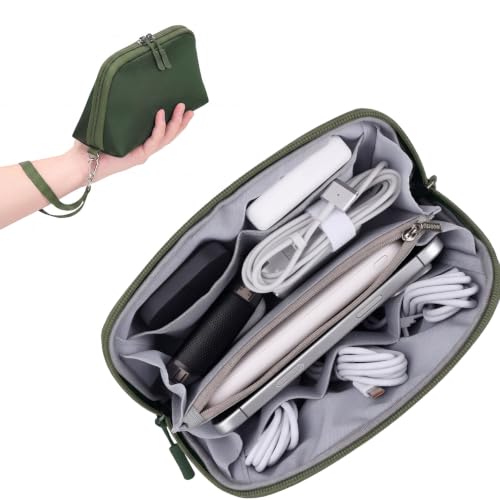 FYY Travel Cable Organizer - 8 Compartments, Lightweight, Water Repellent