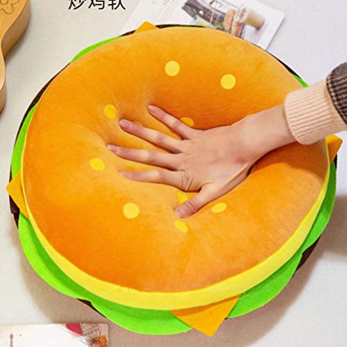 VOSAREA Almofada de pelúcia de hambúrguer, brinquedo para decoração de carro, meninas, presente de a