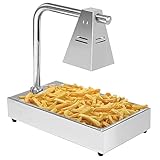 GGM Gastro | WBK366-1 | Speisenwärmer - 290 Watt - mit 1 Wärmelampe - für GN 1/2