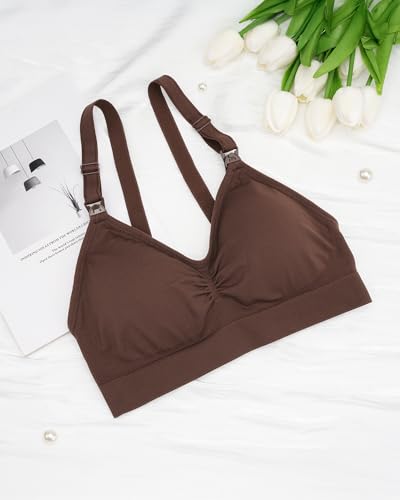 Image of Stelle Nursing Bras Maternity Bralette Seamless for Breastfeeding