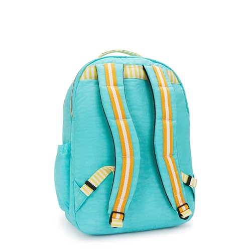 Image of Kipling Women's Seoul Extra Large Fc 17 inch Laptop Backpack, Durable, Roomy with Padded Shoulder Straps, Built-In Protective Sleeve