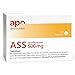Produktbild apodiscounter ASS 500 mg Tabletten (1x 100 Stück) - Schmerzmittel gegen Kopfschmerzen, Zahnschmerzen & Fieber - Entzündungshemmend & fiebersenkend