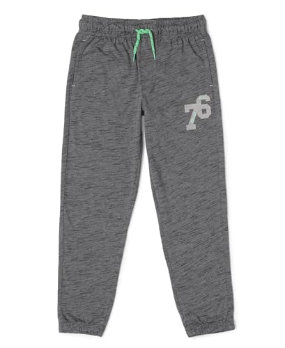 Image of Jockey AB10 Boys Super Combed Cotton Rich Graphic Printed Joggers with Elasticated Hem