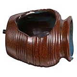 UKCOCO Fuente de Agua Cerámica para Interior y Exterior Jarra Decorativa con Circulación de Agua para Estanques y Acuarios para Sala y Jardín Filtro Ecológico para Peces Pequeño Color