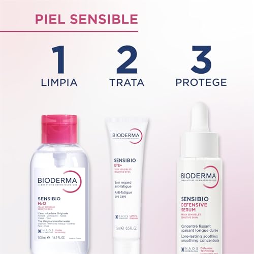 BIODERMA Sensibio H2O - Agua Micelar Limpiadora y Desmaquillante - Elimina Maquillaje, Polen y Polución - Pieles Sensibles - Frasco con Dosificador 500 ml - imagen 5