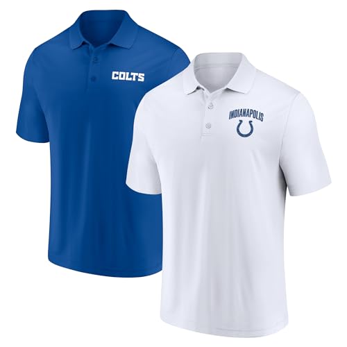 Fanatics Men's Indianapolis Colts Lockup Two-Pack Polo Set
