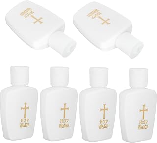 6個 ブロンズの聖水ボトル キリスト教の聖水ボトル 詰め替え式聖水 結婚式の水筒 空のパトロンボトル 聖水フラスコ 儀式用の聖水ボトル 用の聖水ボトル Pe