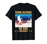 Funny Think Outside Box Outfit For Hiking Dad Tee