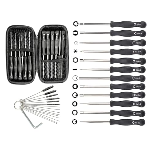 Kit De 4 Outils De Réglage De Soupapes Pour Moto - Clés Hex/carré + Jauges D'épaisseur, En Métal, Pour Moteur