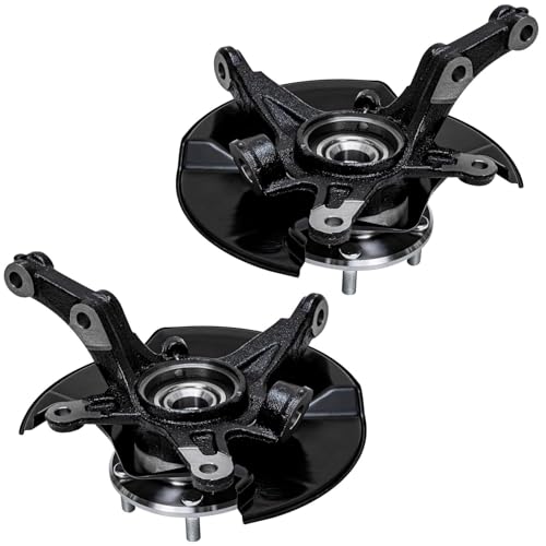 Image of Detroit Axle - 1.8L Steering Knuckles Kit for 2006 2007 2008 2009 2010 2011 Honda Civic [Coupe], Front Steering Knuckles Struts and Coil Spring Sway Bars, Rear Shock Absorbers Replacement
