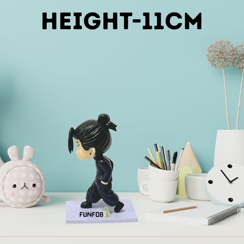 Image of FUNFOB Jujutsu Kaisen Suguru Geto Action Figure Height-11cm Collectible for Anime Fans PVC Multicolour | Geto Angry Mini