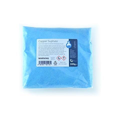 Intralabs KA025 Copper (II) Sulphate Pentahydate Fine Powder - 500g Cover