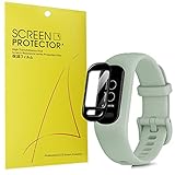 Lamshaw Compatible for Garmin vivosmart 5 Screen Protector, [3 Pack] 3D Full Coverage PET Soft Screen Protector Film Compatible with Garmin vivosmart 5 (3 PACK)