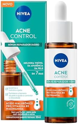 NIVEA Sérum Reparador Diário Acne Control 30ml - Acalma, hidrata,...