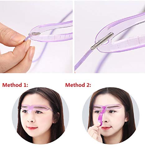 8 PCS Eyebrow Stencils,Brow stencil,Eyebrow Mold,Eyebrow Assistant tool,Eyebrows Grooming Stencil Kit,Shaping Templates,Eyebrow Stencils Reusable,DIY Makeup Tools