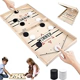 【Kinder Lernspielzeug】: Dieses Brettspiel Hockey hilft Kindern, sich durch das aufregende Gameplay des Murmelschießens am pädagogischen Lernen und dem mentalen Training zu beteiligen. Kinder müssen Strategien entwickeln, kalkulieren und ein räumliches Bewusstsein entwickeln, um die Bewegung und das Schießen der Murmeln zu kontrollieren und so ihr logisches Denken und ihre Fähigkeiten zur Problemlösung zu fördern.
