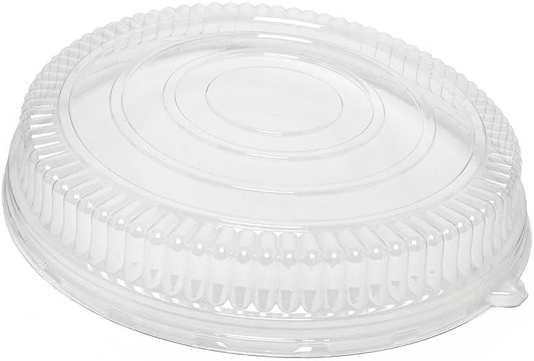 Round Pet Dome Lids (Platters & Trays Sold Separately), 18" Clear, Case 25 | Quantity: 25 | Diameter - 18''