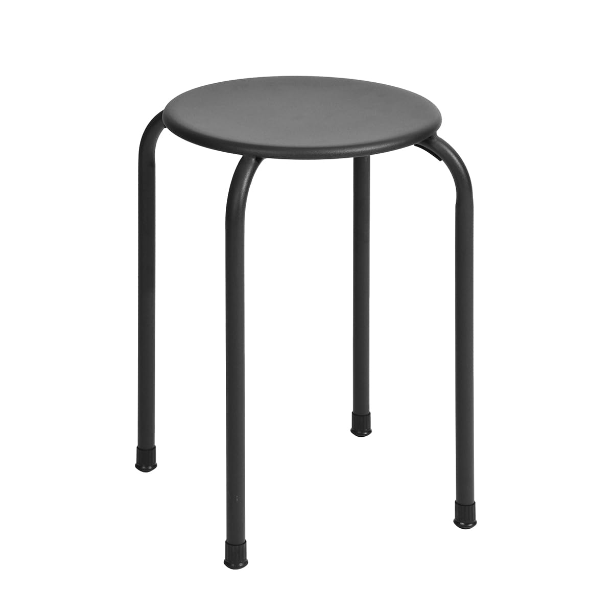 AVANTI TRENDSTORE - Tricerro - Sgabello a 4 gambe in acciaio. Ottimo per il tuo giardino o balcone, ma non solo! Disponibile in tre colori diversi. Dimensioni ca. LAP 30x45x30 cm