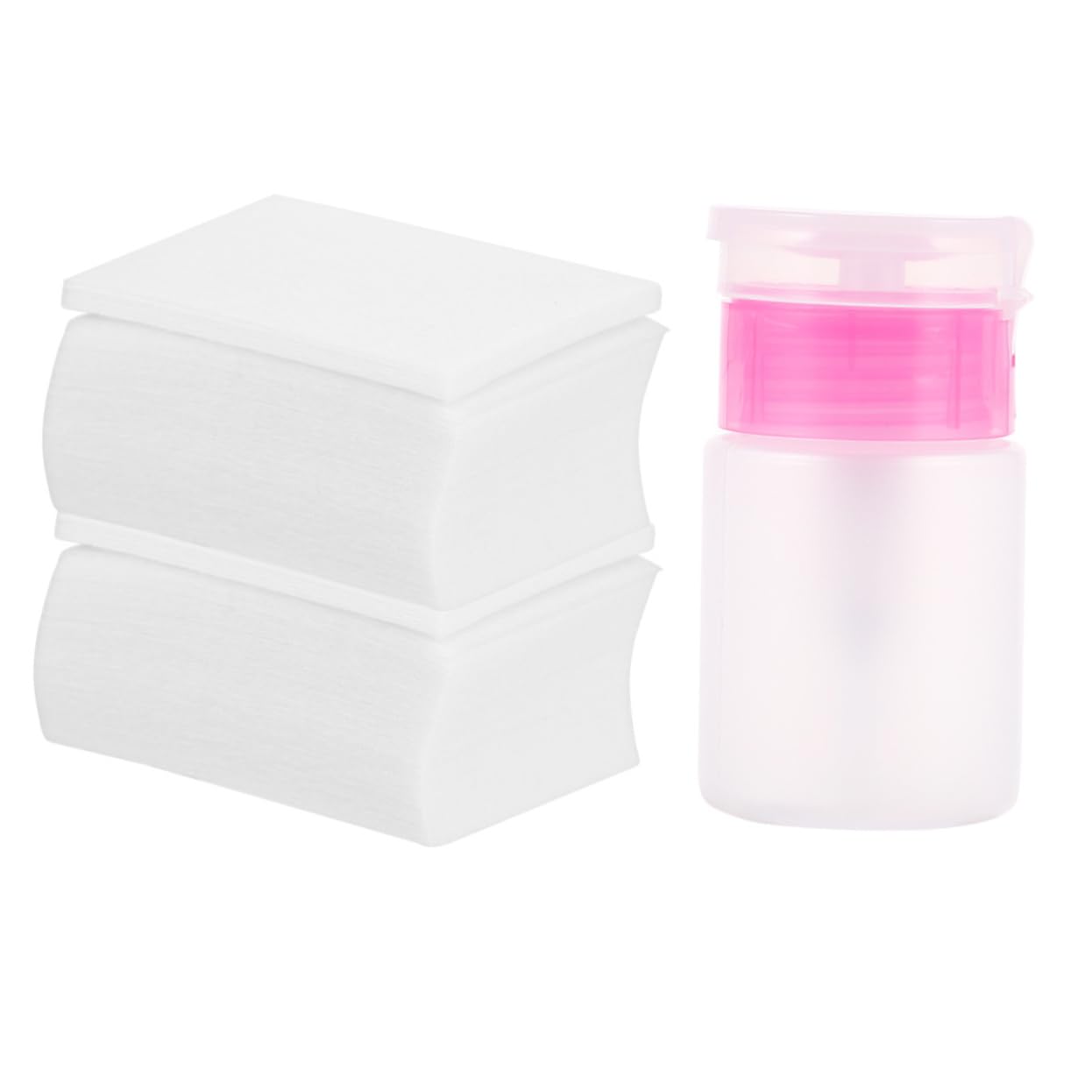 VICASKY 500pcs Nail Polish Remover Bottle Wipes Gentle Nail Care Supplies for Women