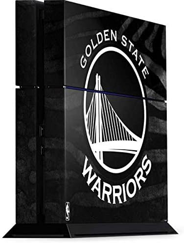 Skinit Decal Gaming Skin for PS4 Console - Officially Licensed NBA Golden State Warriors Black Animal Print Design