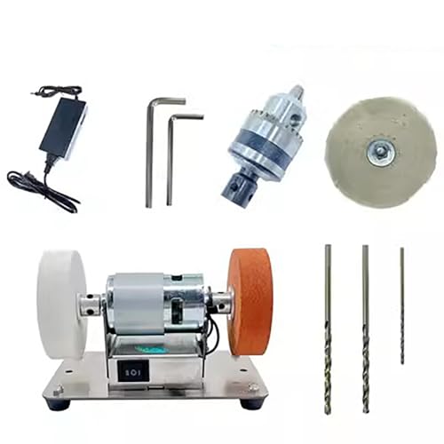 Toplionace Levigatrice Elettrica da Banco AC 100-240V per Uso Domestico Affilatrice per Levigatura Lucidatura Coltelli Multifunzionale