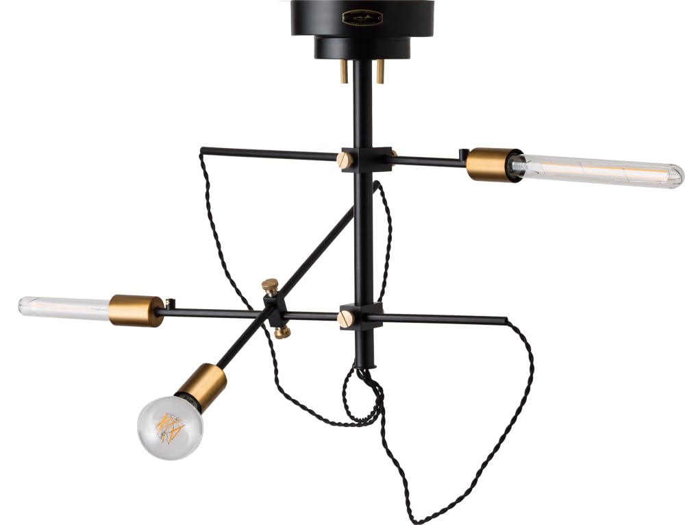 Amazon.co.jp : ハモサ HERMOSA シーリングランプ FP-003BK ポルダー 3