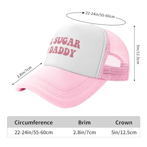 Image of You Find It Offensive? I Find It Funny Trucker Hats for Women Pink Men Funny Slogan Pink Hats for Men
