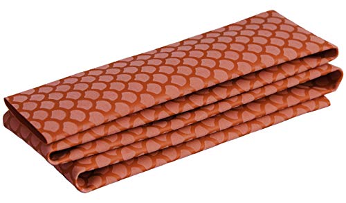 GHOSTWIRE SHINRATECH MakoGrip Fish Scale Pattern DIY Heat Shrink Sleeve Wrap - Width: 40mm, Length: 1 Meter - Fishing Rod Handle Cork Non Slip Waterproof Insulation Durable Repair (Red)