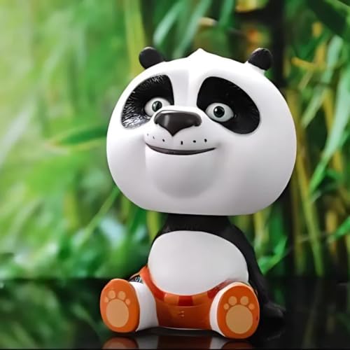 Image of Awestuffs Kung Fu Panda Phone Holder Bobblehead Action Figure for Car Dashboard, Office Desk & Study Table (Pack of 1) (Kung Fu Panda)