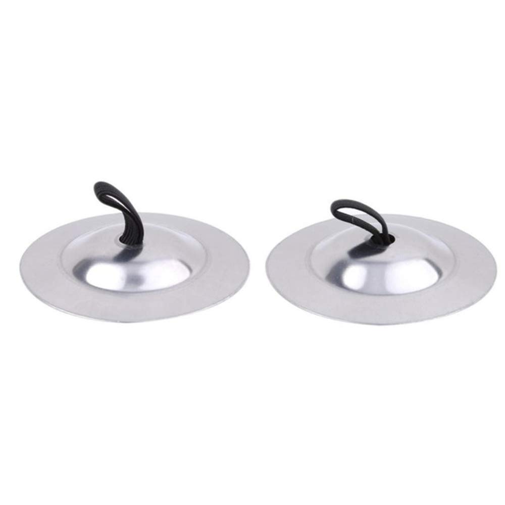 2Pcs Finger Cymbals Belly Dancing Finger Dance Finger Zills Dance Finger Musical Instrument for Dancer Party