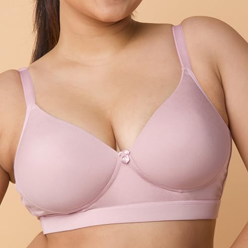 Image of MAASHIE M5505 Women's Padded Foam Cups Full Coverage Non Wired T-Shirt Bra