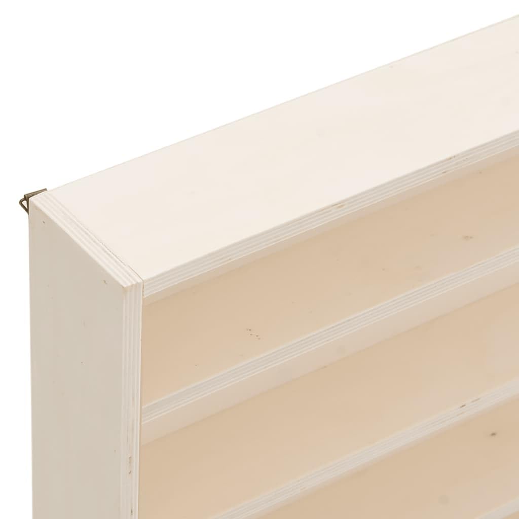 vidaXL Sammlervitrine aus Holz mit Türen 80 x 8,5 x 37 cm