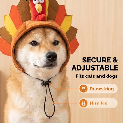 Disfraz de Pavo para Perro Talla Mediana miniatura 5