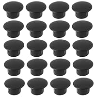 Briny River 20 Stück 8 mm Heckrahmenstopfen schwarz 8 mm Loch Kunststoffstopfen kompatibel mit Lambretta LI SX TV GP DL kompatibel mit Vespa