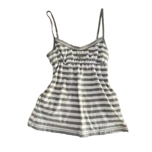 Floral Graphic Crop Tops Women Spaghetti Strap Tank Top Y2k Coquette Bow Tie Camisole Vintage Grunge Streetwear