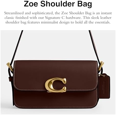 Coach Womens Zoe Shoulder Bag Handbag : Buy Online at Best Price