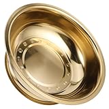 SUPVOX Großer Feuertopf Metall Verbrennungsbehälter für Papierverbrennung mit Hitzeschutzblech Zeremonielle Feuerschale für Familienzeremonien Vielseitig Einsetzbar im Garten und