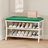 Design de repose-pieds : cette entrée de rangement pour chaussures dispose de coussinets innovants qui minimisent les dommages au sol pendant le mouvement, assurant un banc à chaussures stable et sécurisé. Parfait pour garder votre couloir rangé tout en protégeant vos sols. Améliorez votre décoration d'intérieur avec cet ajout fonctionnel et élégant à votre collection de meubles d'entrée.