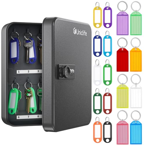 Uniclife 20 Position Key Cabinet with Combination Lock and 2