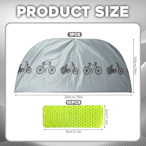 Motorradabdeckung,Motorrad Abdeckplane,wasserdichte Motorradabdeckung,Motorradabdeckung Winterfest,Abdeckung für Motor Moped Roller,Abdeckplane für Motorrad Motorroller (200cmx100cm)
