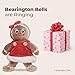 Bearington Holly Ginger the Gingerbread Plush Christmas Stuffed Animal - 10