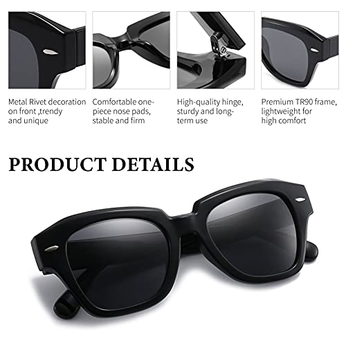 Dollger Polarized Sunglasses for Women Men Square Sunglasses For Driving Shades4