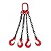 Grade 80 Alloy Steel Lifting Chain Sling with Hooks for Industrial Hoist and Crane Applications