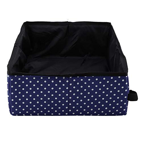 Caixa de areia para gatos, dobrável para viagem, sem vazamento de água, suprimentos para gatos ao ar