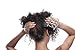 Decorative Wide Eyelet Protective Wire Hair Tool for Naturally Curly, Thick & Wavy Coily & Kinky Hair - Protective Low Manipulation Styles that prevent breakage (Silver)